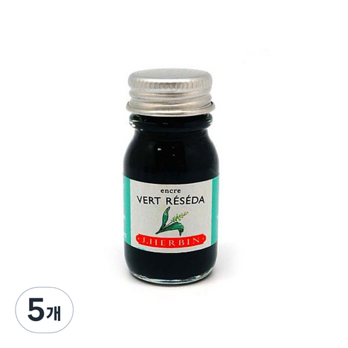 제이허빈 미니잉크10ml, 38 베르레제다 에메랄드그린, 5개