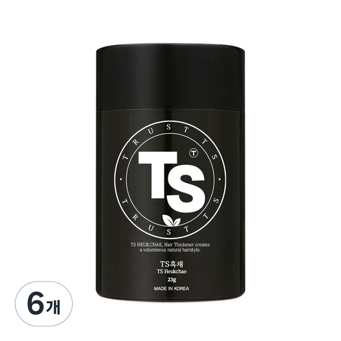 TS 흑채 23g, 흑갈색, 6개