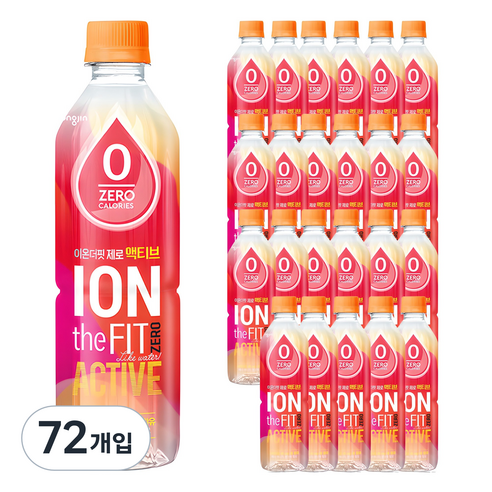이온더핏 제로 액티브 음료, 500ml, 72개입