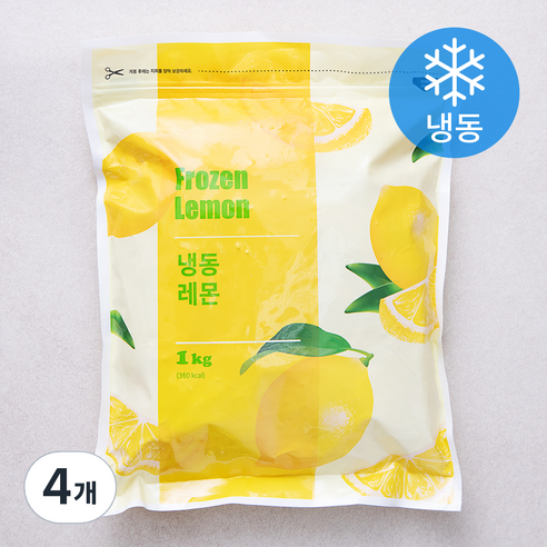맥그로우앤마리 칠레산 레몬 (냉동), 1kg, 4개