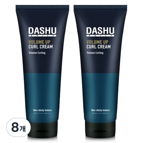 다슈 데일리 볼륨업 컬크림, 180ml, 8개