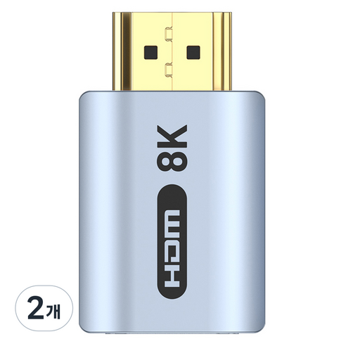 벤션 8K HDMI M to F 연장 젠더 커플러, AIVH0, 2개