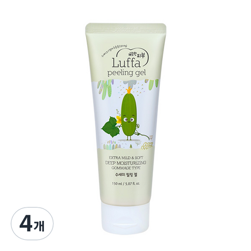 에스폴리오 수세미 필링 젤, 150ml, 4개