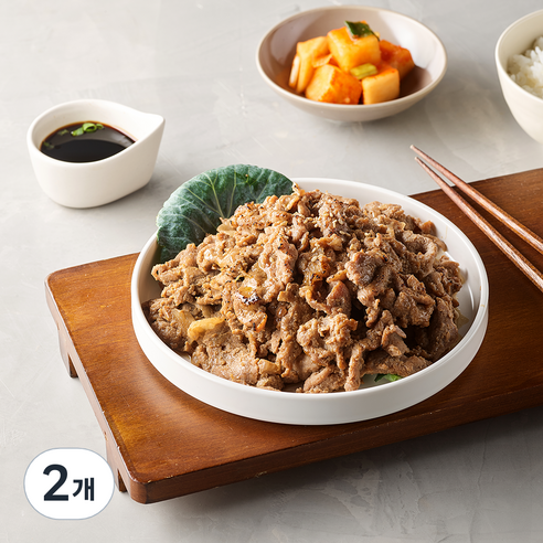 빌라스포크 건강한 마음으로 만든 한돈간장불고기, 1.2kg, 2개