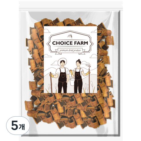 초이스팜 자른 육계 계피, 500g, 5개