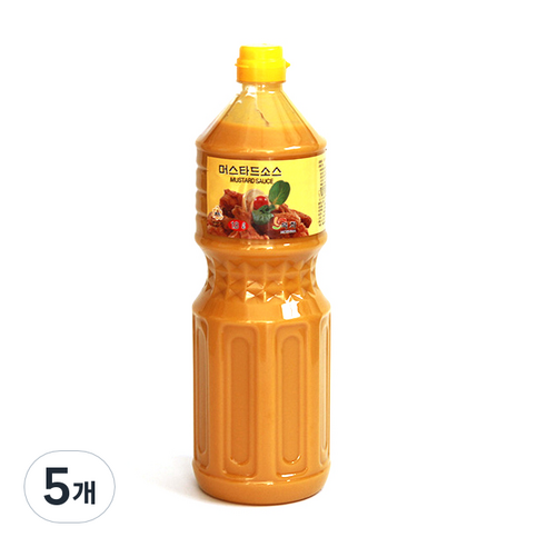 딜리셔스마켓 머스타드소스, 2kg, 5개