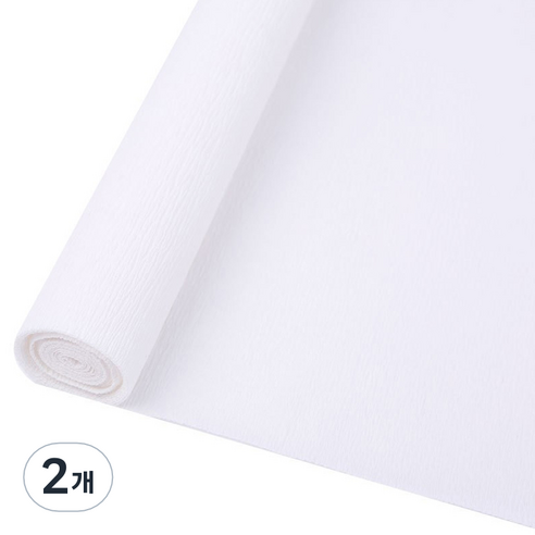 마다꾸미 주름지 구김지 55 화이트 50 x 250 cm, 2개, 1색