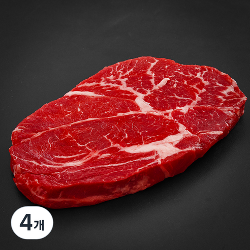 미트엔조이 호주산 소고기 척아이롤 (냉장), 300g, 4개