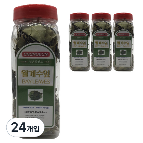 청은 월계수잎, 40g, 24개입