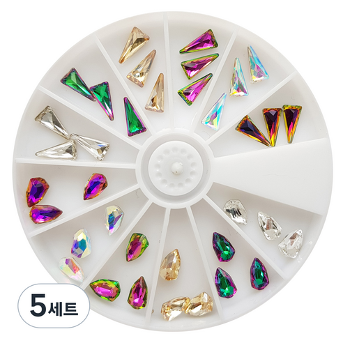 네일룸 글라스왕 네일스톤세트, N110, 5세트