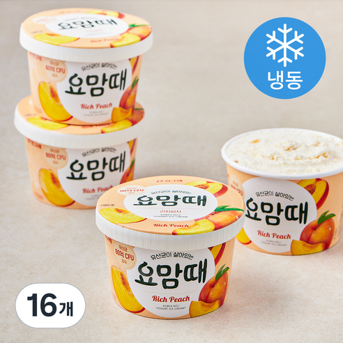 요맘때 리치피치 (냉동), 270ml, 1개입, 16개