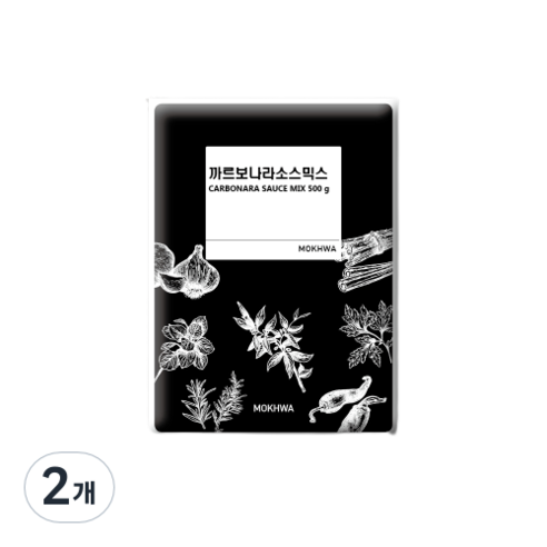 딜리셔스마켓 까르보나라 소스믹스, 500g, 2개