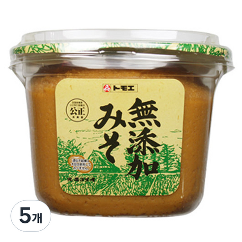 토모에 미소 된장, 500g, 5개