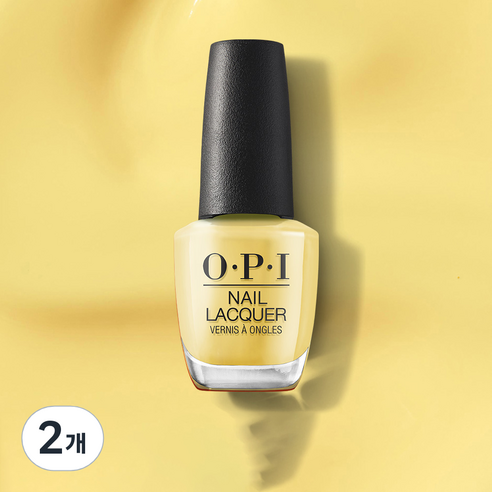오피아이 네일락커 매니큐어, S034 Bee FFR, 2개, 15ml