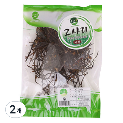 숲자연애 건고사리, 40g, 2개