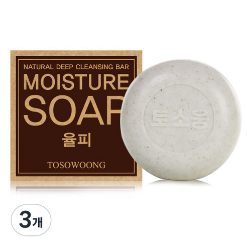 토소웅 비누 율피 비누, 100g, 3개