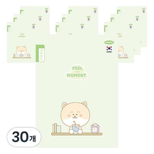 펜피아 1000 초등 10칸쓰기 제본노트, A그린, 30개