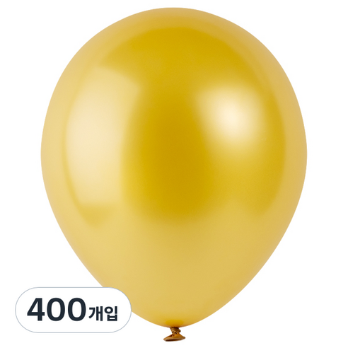 파티팡 풍선 라운드 30cm, 펄 골드, 400개입