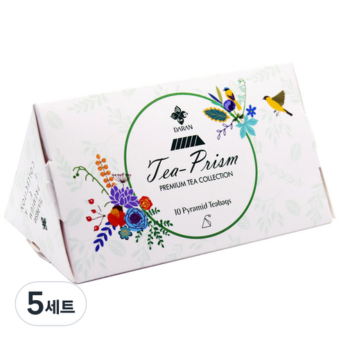 다란 티프리즘 컬렉션 10티백 세트, TF부모님을 위한 허브차, 5세트