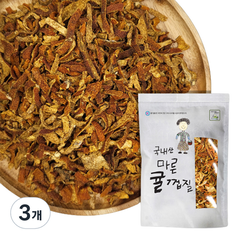 월드블링 마른 귤껍질 진피, 500g, 3개