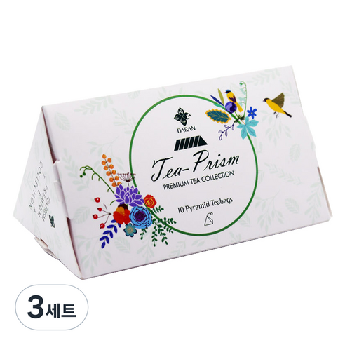 다란 티프리즘 컬렉션 10티백 세트, TG피부미인을 위한 허브차, 3세트