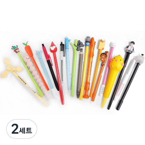 디자인 젤펜 20p 세트, 랜덤발송, 2세트