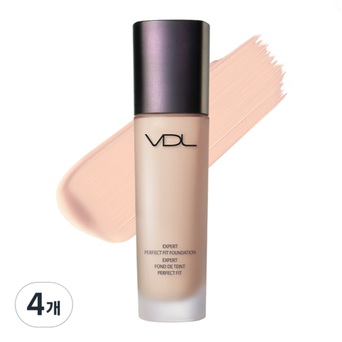 브이디엘 엑스퍼트 퍼펙트 핏 리퀴드 파운데이션 30ml, M01, 4개