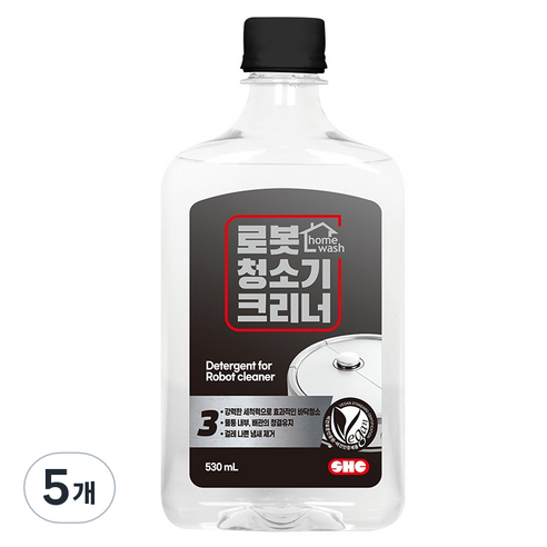 신희 홈워시 로봇청소기 크리너, 530ml, 5개