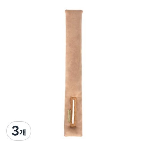 케이엠모터스 편하군 스웨이드 차량 틈새쿠션, 베이지, 3개
