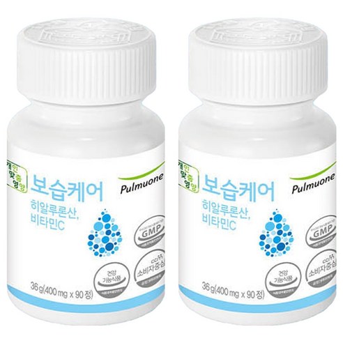 풀무원 보습케어 히알루론산 비타민C, 90정, 2개