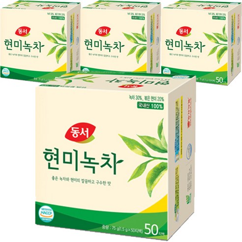 동서 현미녹차 티백, 200개