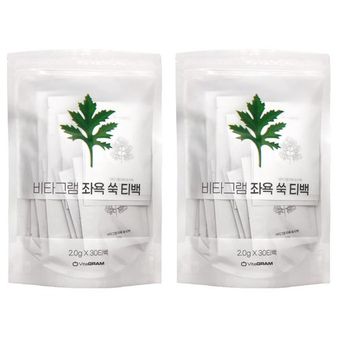 비타그램 좌욕용 쑥 티백 2g, 60개
