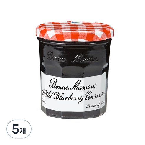 본마망 블루베리잼, 225g, 5개