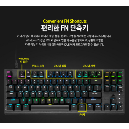 機械遊戲鍵盤  機械鍵盤  Corsair 遊戲鍵盤  Corsair tenkeyless keyboard  tenkey keyboard  數碼設備  鍵盤  有線鍵盤  家電  鍵盤