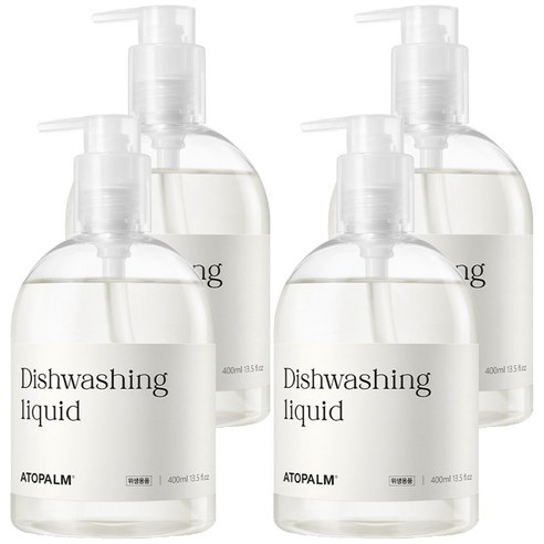 아토팜 젖병 주방세제, 400ml, 4개