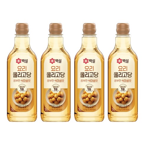 백설 요리올리고당, 1.2kg, 4개