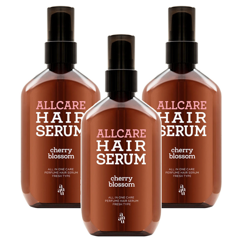 아유아유 올케어 헤어세럼 체리블러썸향, 100ml, 3개