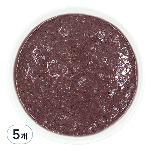 짱죽 유아용 실온이유식 닭가슴살 흑미 묽은죽, 160g, 5개