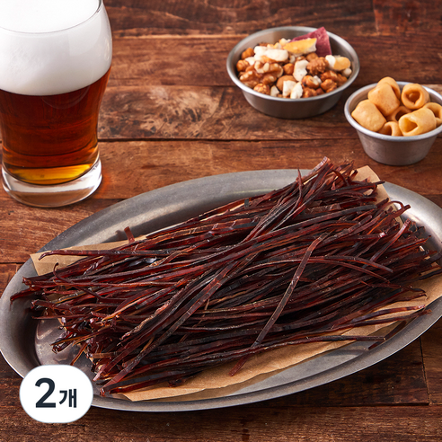 명품꽃징어 쫄쫄이 꽃징어, 250g, 2개