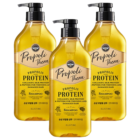 엘라스틴 프로폴리테라 힘없는 모발용 샴푸, 500ml, 3개