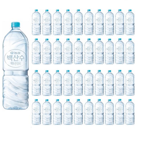 백산수 무라벨, 2L, 48개