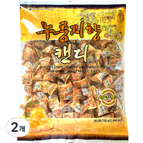 신화당 누룽지향 캔디, 750g, 2개