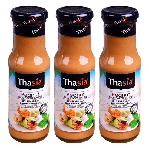 [타아시아] 피넛소스, 175g, 3개