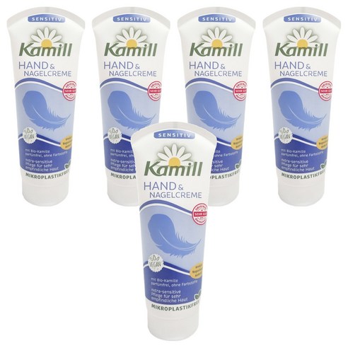 카밀 핸드 앤 네일 크림 센시티브, 100ml, 5개