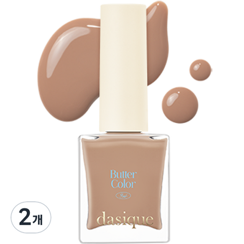 데이지크 시럽 네일 컬러 매니큐어, 10 코코넛, 9ml, 2개