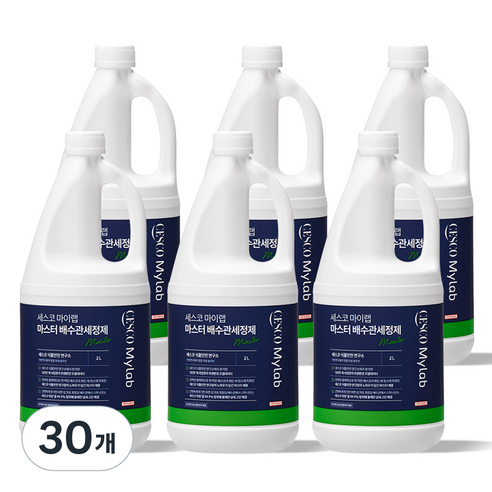 세스코마이랩 마스터 배수관세정제, 2L, 30개