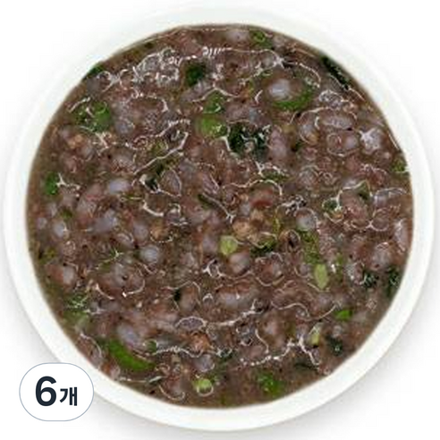 짱죽 유아용 실온 이유식 중기 한우흑미죽, 160g, 6개