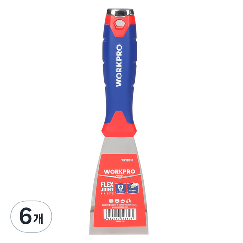 워크프로 스덴헤라 유연형 함마형 60mm WP321010, 6개
