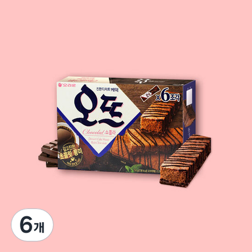 오뜨 쇼콜라 6p, 150g, 6개