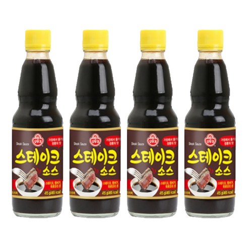 오뚜기 스테이크 소스, 415g, 4개